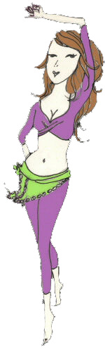 hard drawn bellydancer